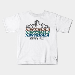 Nantahala National Forest Kids T-Shirt